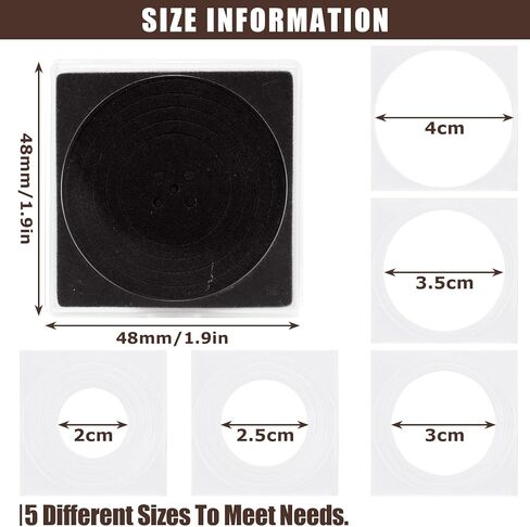 60 حالة عملة حزمة لجامع ، علبة عرض عملة بلاستيكية ، 20/25/35/35/40mm كوين حامل المفاجئة 2 × 2 بوصة ، مجموعة عملة معدنية من الفضة عرض حالات أكريليك لمستلزمات جمع العملة المعدنية in Kuwait