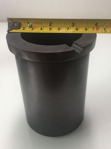 OTOOLWORLD 99.9% Pure Graphite Crucible Metal Melting Gold Silver Scrap Casting Ingot Mould (5kg Graphite Crucible) in Kuwait