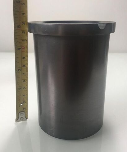 OTOOLWORLD 99.9% Pure Graphite Crucible Metal Melting Gold Silver Scrap Casting Ingot Mould (5kg Graphite Crucible) in Kuwait