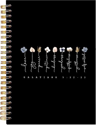 BearCake Boho Floral Christian Notebook Journal, Christian Gifts for Women, Bible Notebooks for Note Taking, Bible Journaling Notebook, Where the Jesus Hardcover Spiral Notebook 5.5x8.3 in Saudi Arabia