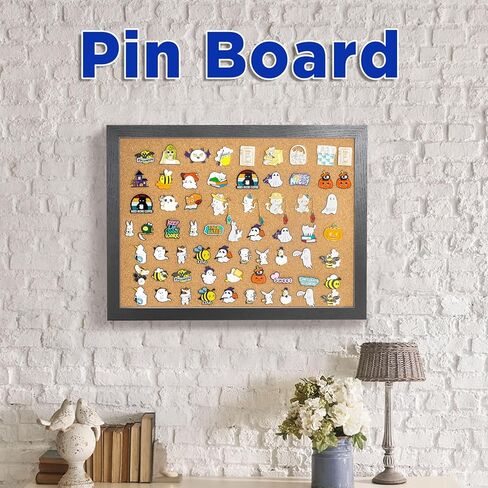 لوحة دبوس ، 12 '' × 16 '' لوحة الفلين دبوس ، منظم دبوس معلق على الحائط ، شاشة دبوس البصف طية ، أسود in Kuwait