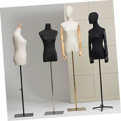 1Pc Female Full Body Mannequin Fabric Model for Display and Clothing Design Ideal for Retail and Boutique Styling Accessories Included in Kuwait