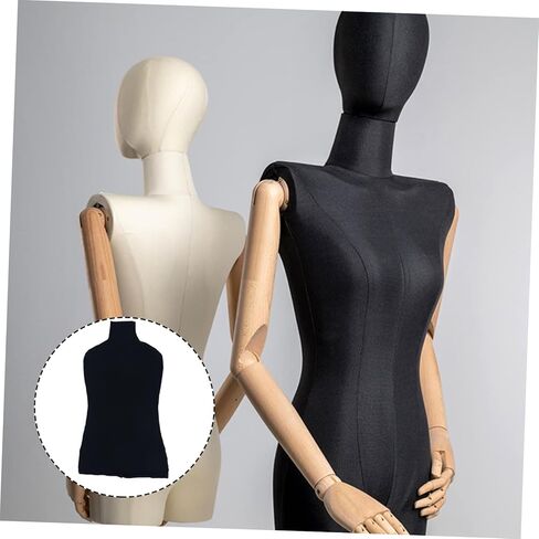 1Pc Female Full Body Mannequin Fabric Model for Display and Clothing Design Ideal for Retail and Boutique Styling Accessories Included in Kuwait