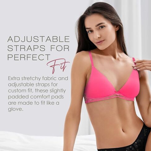 حمالة صدر أليس آيفز للفتيات والمراهقات والنساء الصغيرات مبطنة بشكل خفيف - عبوة من 6 قطع in Kuwait