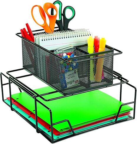 Really Good Stuff Group Materials Caddy (Black) in Saudi Arabia