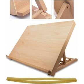Tabletop Easel,A3 Desk Easel,Desktop Easel 4-Position Adjustable Table Easel Painting Board for Artists, Children, Beginners