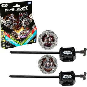 Beyblade X و Star Wars Collab the Mandalorian 3-60F مقابل Moff Gideon 3-80n ، Multipack
