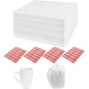 Foam Pouches for Packing Dishes 15"x15" Cushion Foam Packing Pouches Foam Moving Foam Wrap Pouches Foam Pouch for Packing Dishes, Glasses, Cups Packaging Material Packing Cushioning Supplies