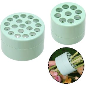 Spiral Ikebana Stem Holder, Spiral Stem Holder for Flowers, Reusable Spiral Ikebana Stem Holder Twist, Bouquet Twister Flower Arrangement DIY Flower Bouquet Creator (S+L-Green)