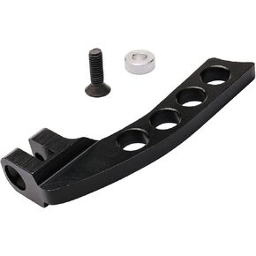 Sliver Aluminum Alloy Neck Strap Balancer with 4 Holes for RC Transmitter Flysky Futaba (Horizontal Hang)