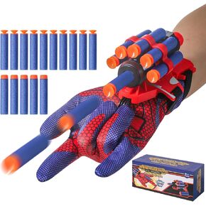 Shooting Toys, Children's Role-Playing launchers with Gloves, Wrist Firing Toys, Children's Dress up Toys for 6+Years Old