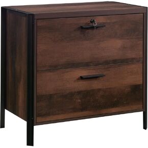 Sauder Briarbrook Lateral File, L: 32.17" x W: 18.5" x H: 29.76", Barrel Oak Finish