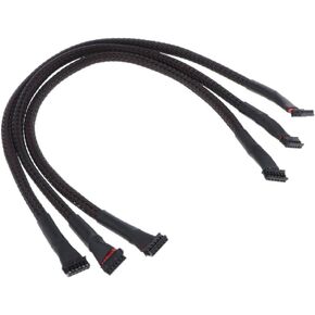 DYNWAVE 3pcs Brushless Motor Sensor Wire Cable 250mm for 1/10 RC Car Model Toy