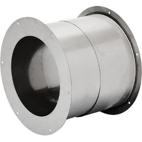 Chimney Pipe Wall Thimble for 6" Diameter Insulated Pipe, 304 Stainless Steel Double Wall Chimney Pipe (8 Inch Inner Ring), 8 inch Uninsulated Pipe