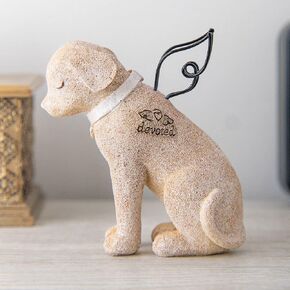 Iheartdogs Dog Memorial Memorial Dog Dog Mempurine - Dog تمثال للحيوانات الأليفة التذكارية هدايا