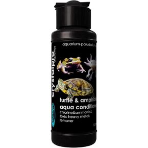 Turtle & Amphibian Water Conditioner 4.22 Oz - Treats 660 Gallons, Neutralizes Chlorine and Ammonia - Makes Tap Water Safe for Amphibian and Reptile Aquariums/Terrariums