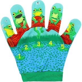 The Puppet Company Favourite Song Mitts Five Little Frogs Hand Puppet