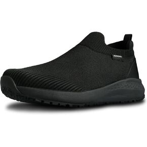 Non Slip Work Shoes for Men Food Service Slip On Chef Kitchen Shoes Waterproof Work Shoes Restaurant Slip Resistant Hospital Walking Sneakers Air Cushion Breathable Lightweight
