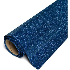 Siser Glitter HTV 12"x3ft Roll (Sapphire) Iron on Heat Transfer Vinyl