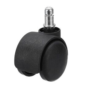 PATIKIL 2 Inch Office Chair Wheels Gaming Chair Wheels Replacement 7/16" x 7/8" Smooth Quite Rolling Caster Wheels 110 Lbs Per Wheel Universal Fit for 99% of Chairs, Black