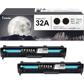 32A Imaging Drum Black Extra High-yield 2-Pack 32A Drum Unit Replacement for HP 32A Imaging Drum CF232A Works with MFP M227 M227fdw M227fdn M227sdn M203 M203dw M203d M203dn Printer (No Toner Included)