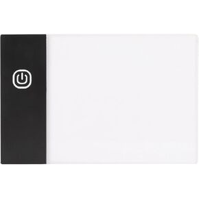 LED Light Board, A6 Tracing Light Box Light Table Slim Light Pad Portable Tracing Flip Book Dimmable Artcraft Trace Light Pad Children Tablet Drawing for Painting Animation Streaming USB Powered
