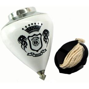 Spin Top Jupiter - Fixed Tip SpinTop (Silver)
