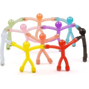 10 Pack Magnetic People, Magnetic Men Magnet Toys, Magnet Men Fidget Toys Fun Magnets, Cute Fridge Magnets Refrigerator Magnets for Locker, Travel Toys, Magnetic People Figures for Adults