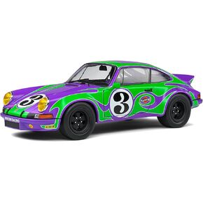 S1801117 1:18 Hippy Tribute 1973 Porsche, Purple/Green