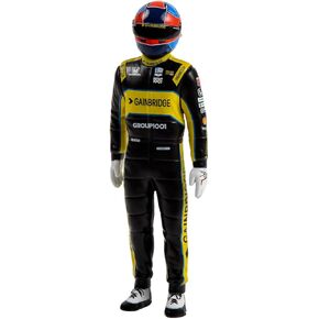 NTT IndyCar Series #26 Colton Herta Driver Figure Gainbridge - Andretti Autosport for 1/18 Scale Models by Greenlight 11303