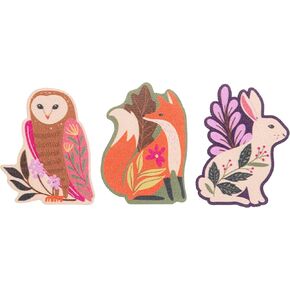 Karma Magnetic Shaped Chip Clips - Bag Clips - Potato Chip Bag Clips - Colorful and Fun Bag Clips for Food and Storage - One Size, Woodland Animals