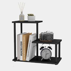 Desk Shelf for Top of Desk Riser Display Stand for Office Decor and Desk Accessories,Desk Organizer Shelf,Wooden Desktop Organizer,Small Bookshelf,Kitchen Counter Display