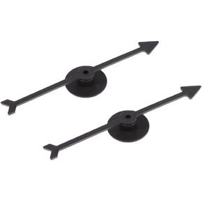 Spinner Game Engaging Board Arrow Set Home and School Party Spinners Plastic Craft with Suction Cup Board Games Accessories (4Pcs Black)