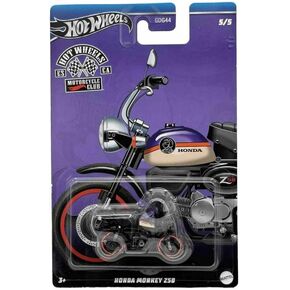 Hot Wheels Motorcycle Club Honda Monkey Z50 5/5 Die-Cast Toy