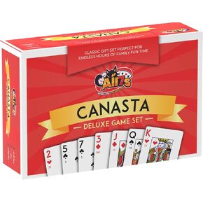 Deluxe Canasta Game Set – Classic Card Game for Adults and Family, an Ideal Gift for Nostalgic Fun for 2 Players Or More