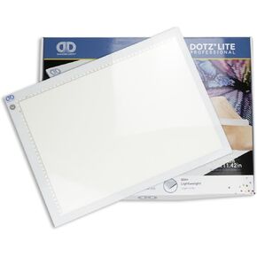 Diamond Dotz Dotzlite Professional A3 Light-Up Tracing Pad - Light Board for Dotting, Drawing, Crafts, LED Table for Artists, Portable Light Box for Tracing