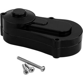 Aluminum Transmission Cover Gearbox Protective Case for Losi 1/18 Mini LMT 4X4 Brushed Monster Truck RTR-LOS01026 Upgrades (Black)