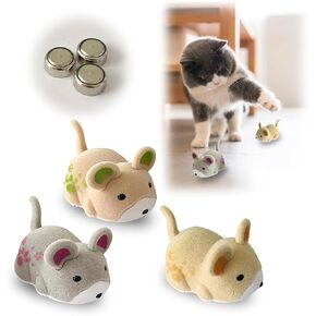 Hamster Teaser That Escapes, Cats Catching Mouse Game, Teasing Cat Toys, Quirky Pet Interactive Tools, Hurry Up and Give It to Your House Pet (3 PCS)