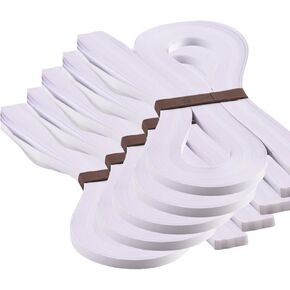 ODETOJOY Quilling Paper Strips White 5mm Quilling Strips 5mm White-Length 21.2inch-Single Color Pure White Paper Quilling Strips 120pc/Set (2)