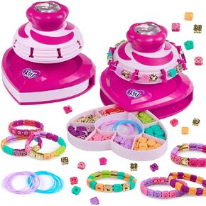 IFLOVE Arts and Crafts for Kids Ages 8-12,Beads Bracelet Making Kit for Girl,Kids Bracelet Maker Jewelry Making Kit with 216 Beads,Easter Christmas Birthday Gifts for Ages 6 7 8 9 10 11 12 Year Old