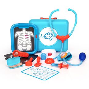 Fat Brain Toys Pretendables Doctor Set - Pretend Playset With Storage, Ages 3+