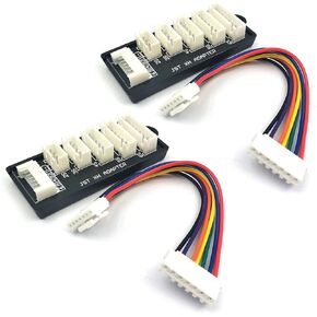 FainWan 2 Pack JST-XH 2S-6S 3S Balance Charger Extend Expansion Board Adapter Converter for RC Vehicles Lipo Battery Charging