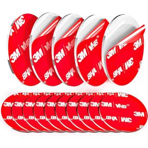 1.58" Mounting Poster Putty for Walls Museum No Damage, Made of 3M VHB, Super Large Glue Sticky Dots Clear Sticky Tack, Strong Double Sided Tape Fixed Picture Decor Craft, 20 Pcs