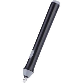 Electric Battery Operated Automatic Pencil Eraser with 22 Eraser Refills - Efficient Portable Eraser for Art Students and Teachers (Black)