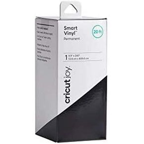 Cricut Smart Permanent Vinyl (5.5in x 24in, Black) for Joy machine - matless cutting for shapes up to 4ft, & repeated cuts up to 20ft