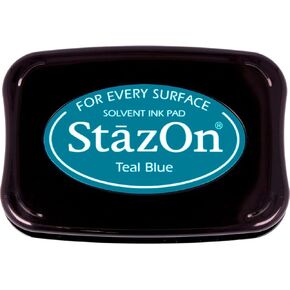 Tsukineko بحجم Stazon متعدد السطح بحجم Tsukineko ، Teal Blue
