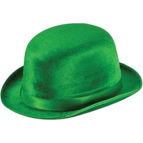 Green Vel-Felt Derby Party Accessory (1 count) (1/Pkg)