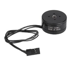 260KV Brushless Motor, RC Drones Brushless Motor, 1.3A 80t Drones Brushless Motor, for Gimbal RC Drones, Camera((2204)) (1*Drones Brushless Motor)