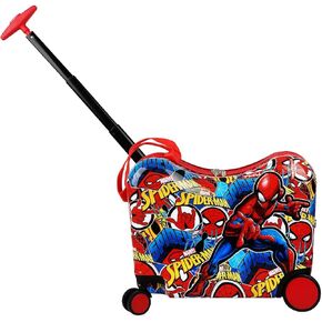Bioworld Hello Kitty Character Face Pink Ride-On Luggage