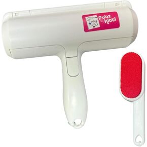 Lint Roller for Pets - Pubz N Kitti Pet Hair Removal Tool Lint Remover for Clothes, Dog Accessories and Cat Furniture Essential Dog Grooming Supplies and Cat Beds & Furniture Cleaner, Standard, White in Kuwait